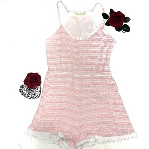 🌞4/$10 Crochet Trimmed Beach Festival Romper